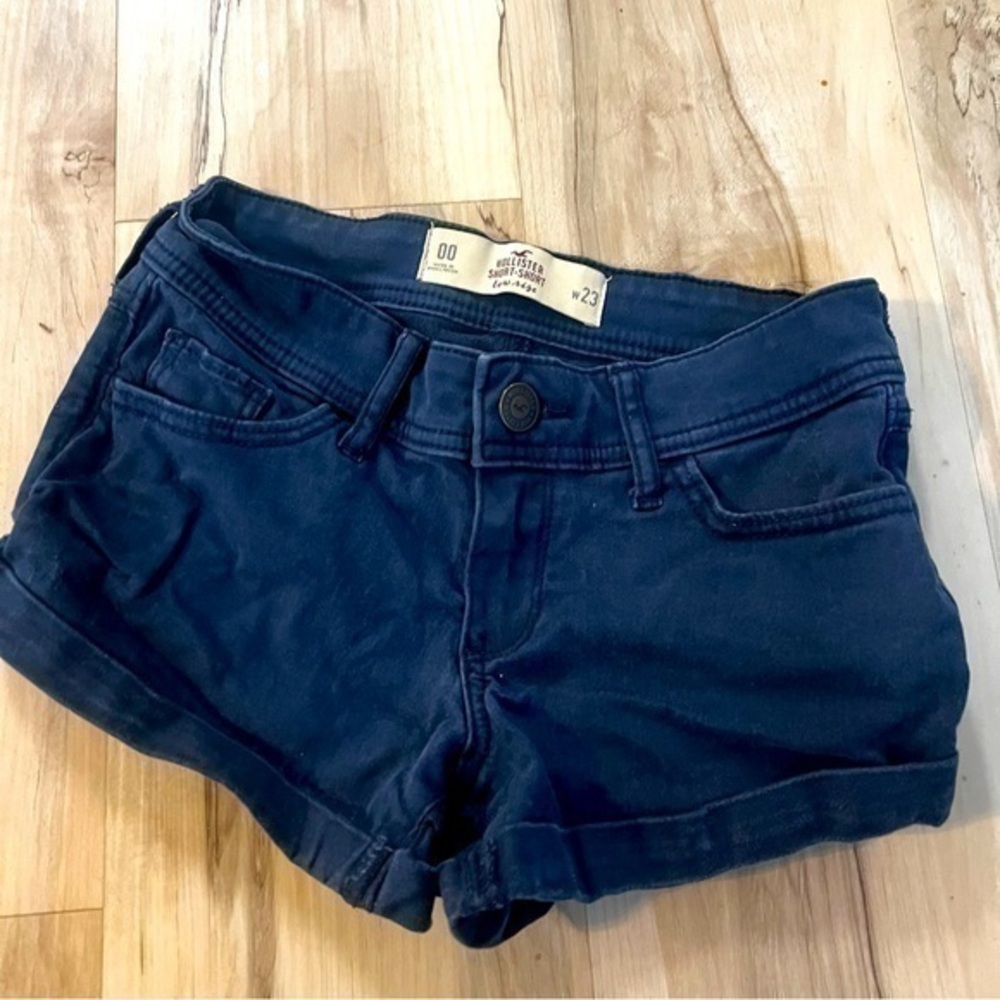Hollister Low Rise Super short 00 Blue Shorts